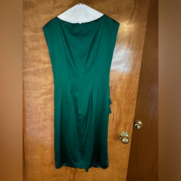 Rich Forest Green Cocktail Dress | size 4 | Worn Once! - Picture 2 of 3